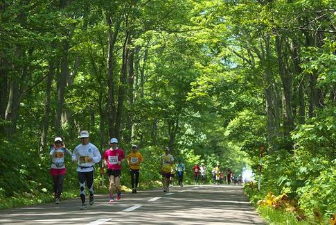 サロマ湖100ｋｍウルトラマラソン　ランナー