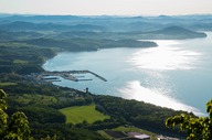 佐呂間町の空撮画像